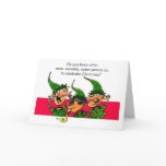 Elves Humorous Christmas Card