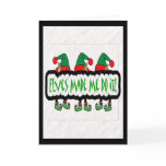 Elves Made Me Do It! Greeting Card
