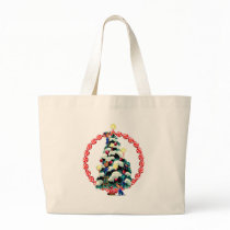 ELVES, TREE & CANDY WREATH by SHARON SHARPE bags