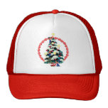 ELVES, TREE & CANDY WREATH by SHARON SHARPE Trucker Hats