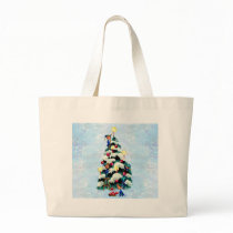 ELVES TRIMMING TREE by SHARON SHARPE bags