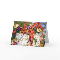 Elves Workshop - Christmas Card