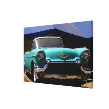 Elvis Presley's Green Cadillac Convertible in Canvas Prints