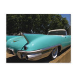Elvis Presley's Green Cadillac Convertible in postcards