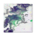 Elvish face - digital drawing, fantasy Art Magnet by Linandara Elvish face - digital drawing, fantasy Art Magnet