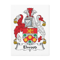 Elwood Family Crest Postcards