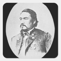 Ely Samuel Parker (1828-95) Seneca Chief and Feder Sticker