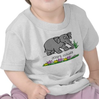 Ely the Elephant - Sees a Mouse Cute Kid&#39;s T-Shirt