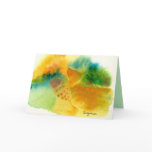 Elysian Fields Watercolor Greeting Card