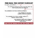 Email Tech Help Flowchart t-shirts