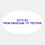 EMAIL TO TEXT stickers