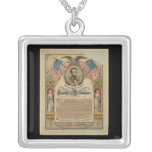 Emancipation Proclamation Abe Lincoln Necklace