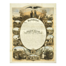 Emancipation Proclamation by L. Lipman Custom Invitation