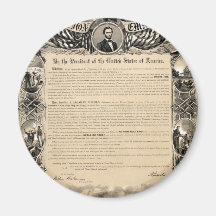 Emancipation Proclamation Print Refrigerator Magnet