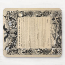 Emancipation Proclamation Print Mousepads