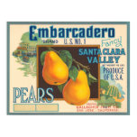 Embarcadero Pears Crate Label