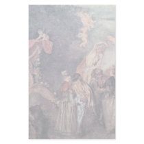 Embarkation For Cythera Detail By Watteau Antoine Stationery Paper