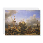Embarkment of de Ruyter and de Witt at Texel 1667 Invites