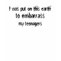 Embarrass Teens t-shirts