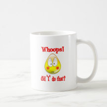 Embarrassed Whoops Mug