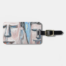 Embarrassing Father and Son ( expressionism) Luggage Tags