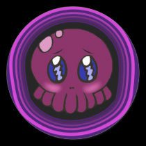 Embarrised Tako-Chan Stickers stickers