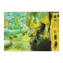 Embassy Suites Garden Waterfall, San Francisco Canvas Print