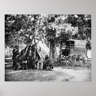 Embedded Journalism, 1863 print