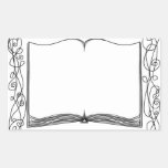 Embellished Book Sticker Bookplate