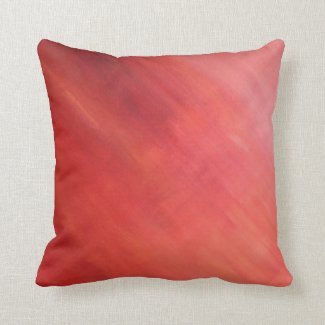 Ember Glow Haze art throw pillow