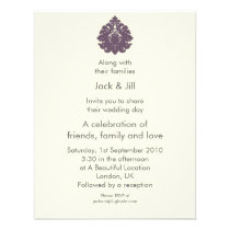 Emblem (grape) 4.25x5.5 invitations