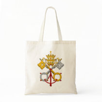 Emblem of the Papacy Official Pope Symbol Coat Bag