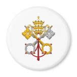 Emblem of the Papacy Official Pope Symbol Coat Refrigerator Magnet