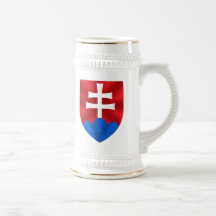 Emblema de Eslovaquia para Slovaks Tazas