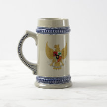 emblema de Indonesia Tazas De Café