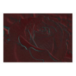 Embossed Burgundy Rose Business Card business cards