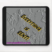 Embossed Characters Mousepad by rentheadperson Embossed Characters Mousepad