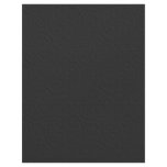 Embossed Design Plain Black Scrapbook Paper Letterhead