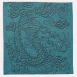 Embossed Dragon On Till Leather Texture napkins