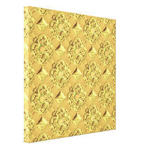 Embossed Gold Foil Gallery Wrap Canvas
