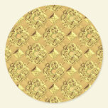 Embossed Gold Foil stickers