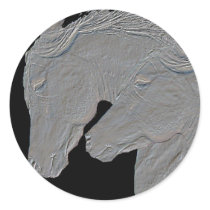 Embossed Horses Stickers