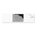 Embossed Look Silver Rose 3 Bumper Stickers