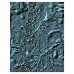 Embossed Morning Glory Blue Floral Scrapbook Paper Letterhead Template