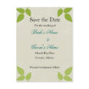 Embossed - Save the Date card postcards by kool27 Embossed - Save the Date card postcards