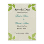 Embossed - Save the Date card Post Card