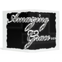 Embossed Trimmed Amazing Grace Vinyl Binders