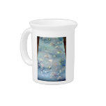 Embossed wallpaper texture pitcher