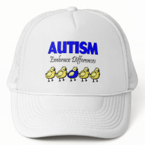 Embrace Autism (Ducks) Mesh Hats