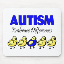 Embrace Autism (Ducks) Mouse Mats